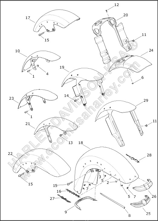 FENDERS, FRONT